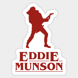 Eddie Munson Upside Down Sticker